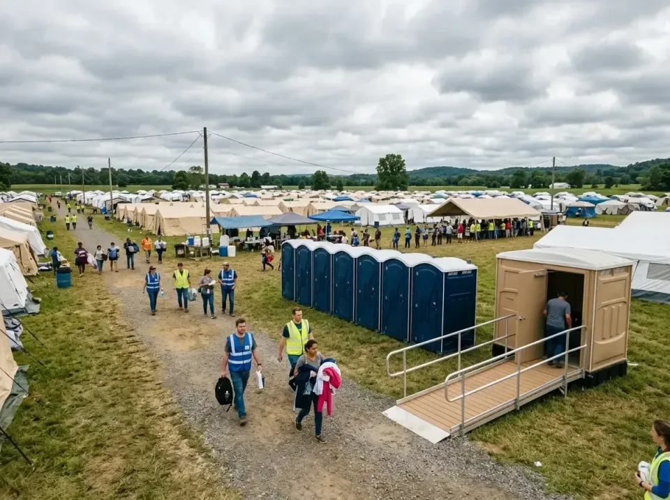disaster-relief-camp-restrooms-010 — frequently asked questions, Dumpster & Portable Bathrooms Rental in Heritage Village, CT